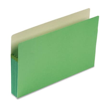 Made-To-Stick 3 1/2   Expansion Colored File Pocket  Straight Tab  Legal  Green MA620033